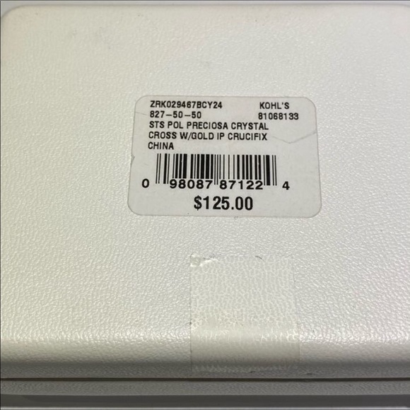 Mens Stainless Steel Cross Chain Jesus Necklace - Picture 7 of 10